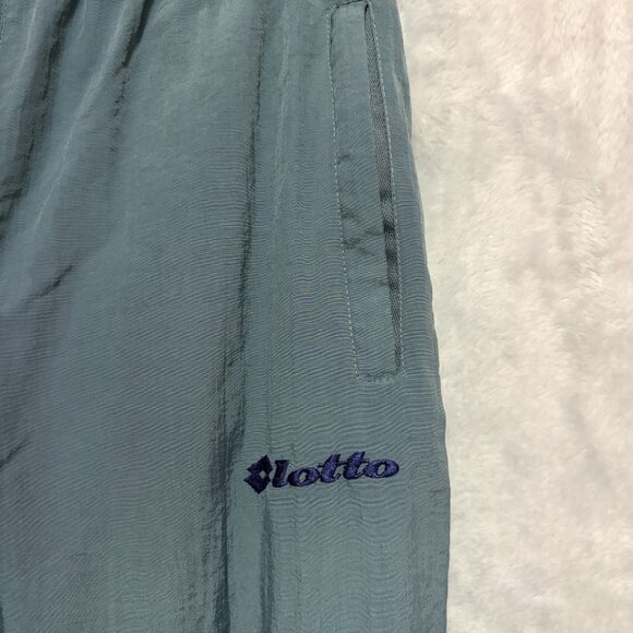 Vintage Lotto Track Suit Womens Small Green Retro Jacket Pants Warm-Up Soccer - Picture 16 of 16